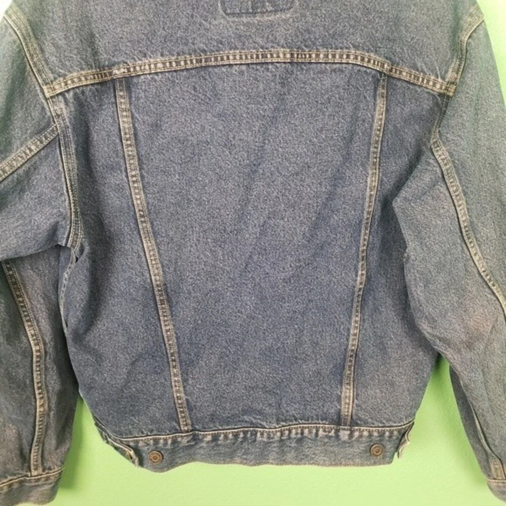 Men's Vintage Levi Strauss Signature Preimum Denim Button Up Jacket Size Small - Picture 8 of 14